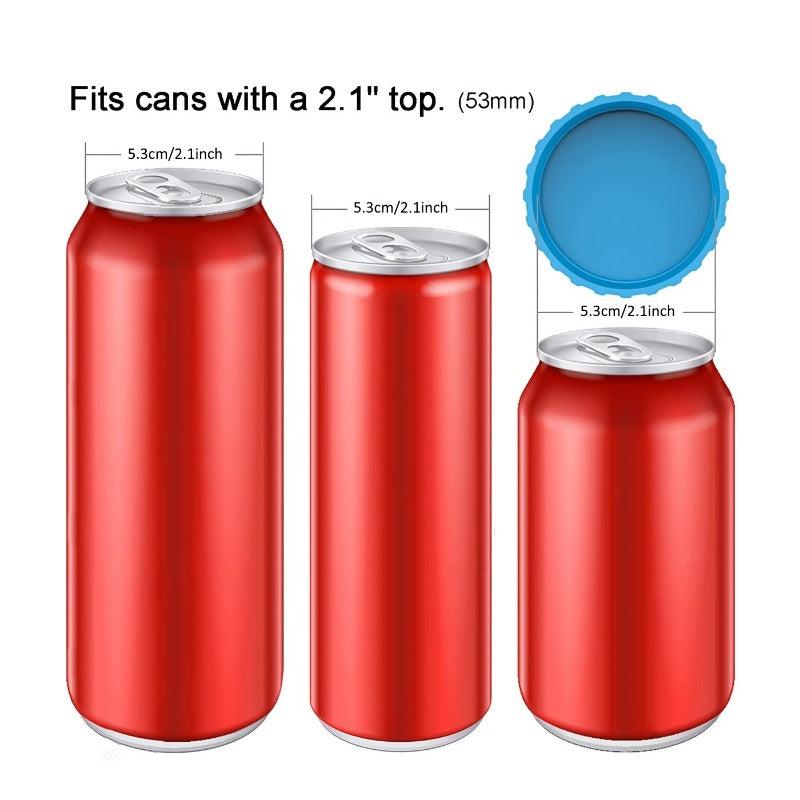 6pcs Silicone Can Lids Leak proof Caps For Soda Beverage Cans