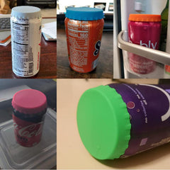 6pcs Silicone Can Lids Reusable Leak Proof Can Lids for Beverages