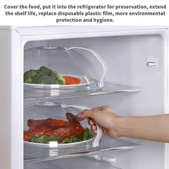 Microwave Food Anti Sputtering Cover with Handle Heat Resistant Lid