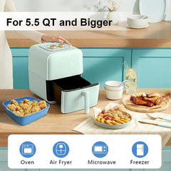 1pc Silicone Air Fryer Pot Liner 20 57 cm for 6 QT or Bigger