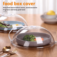 4PCS Microwave Food Anti-Sputtering Lid Heat Resistant With Handle