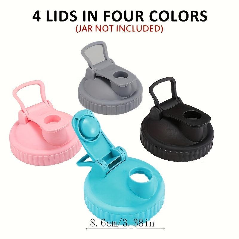 Reusable Wide Mouth Mason Jar Lid with Pour Spout - Dishwasher Safe 86MM