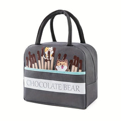 Cartoon Lunch Box Bag Aluminum Foil Waterproof Thermal Bento Bag