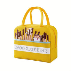 Cartoon Lunch Box Bag Aluminum Foil Waterproof Thermal Bento Bag