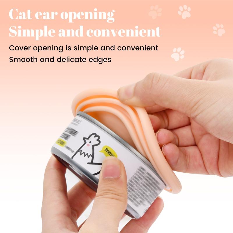 1pc Silicone Lid For Pet Food Can Universal Sealing