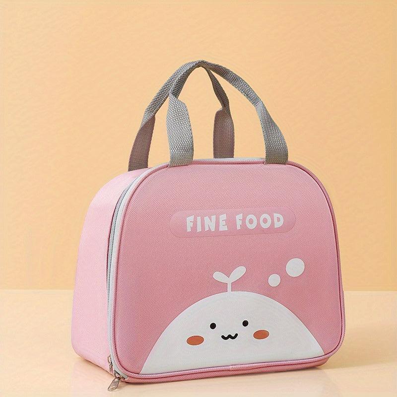 Cartoon Animal Lunch Box Bag - Waterproof Thermal Bento Box Bag