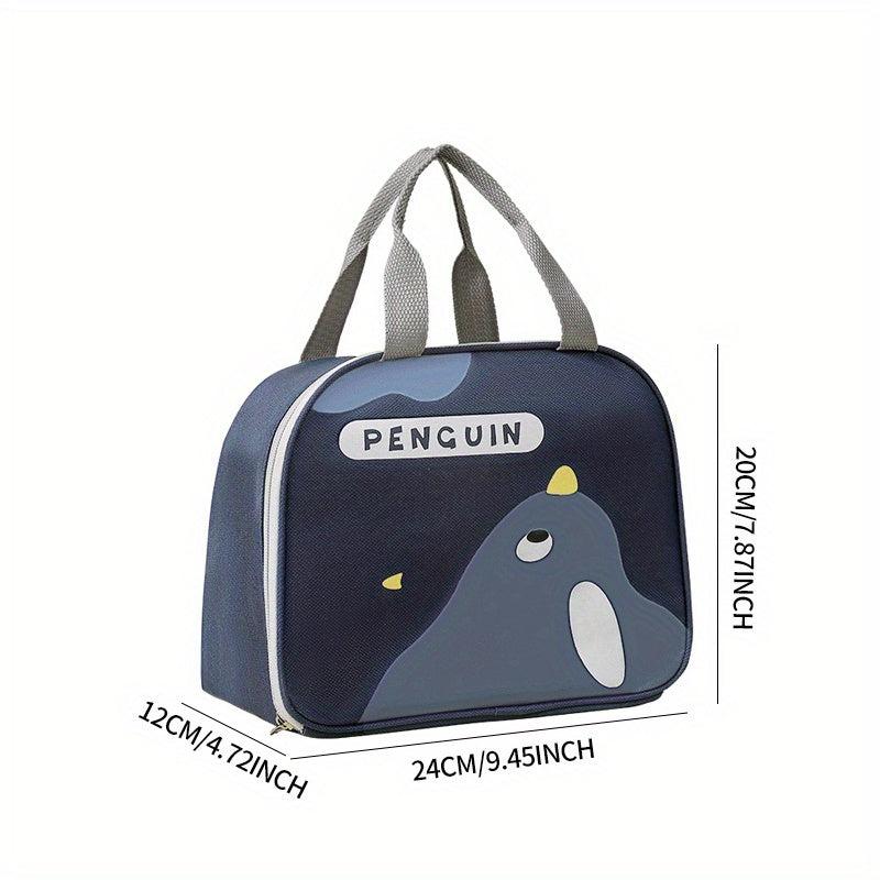 Cartoon Animal Lunch Box Bag - Waterproof Thermal Bento Box Bag