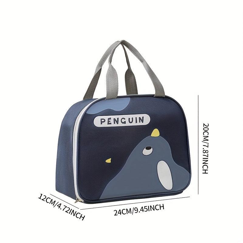 Cartoon Animal Lunch Box Bag - Waterproof Thermal Bento Box Bag