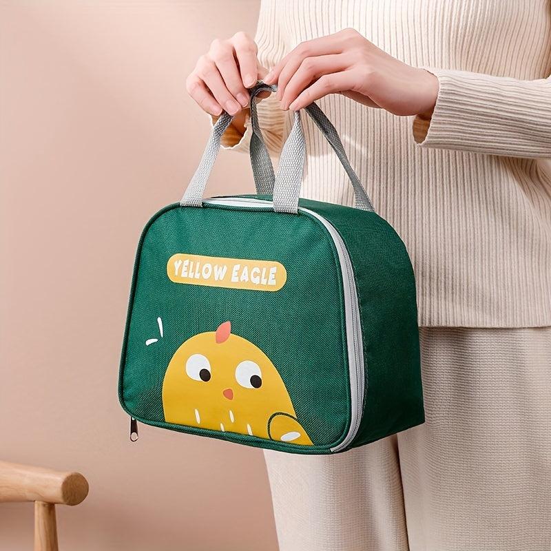 Cartoon Animal Lunch Box Bag - Waterproof Thermal Bento Box Bag