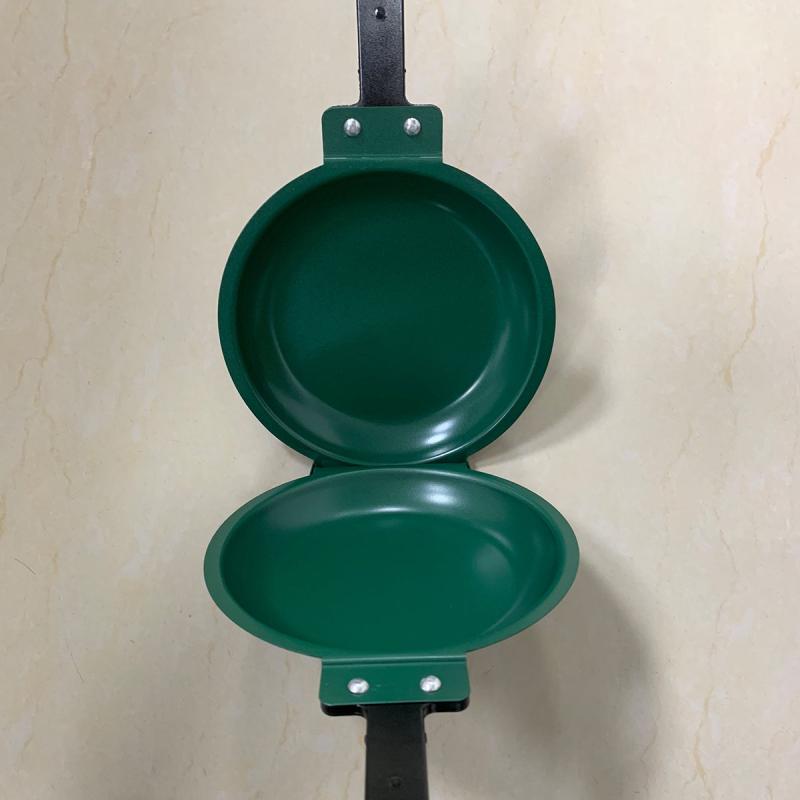 Steel Double Pan for Fluffy Pancakes & Omelets