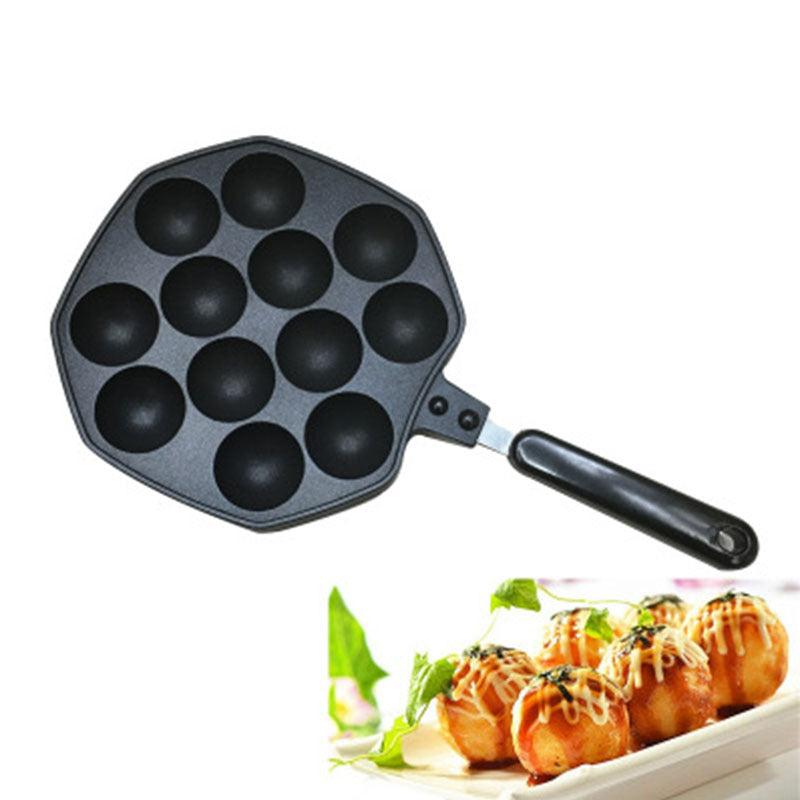 Takoyaki Pan 12 Holes Octopus Ball Maker Non Stick Cooking Plate