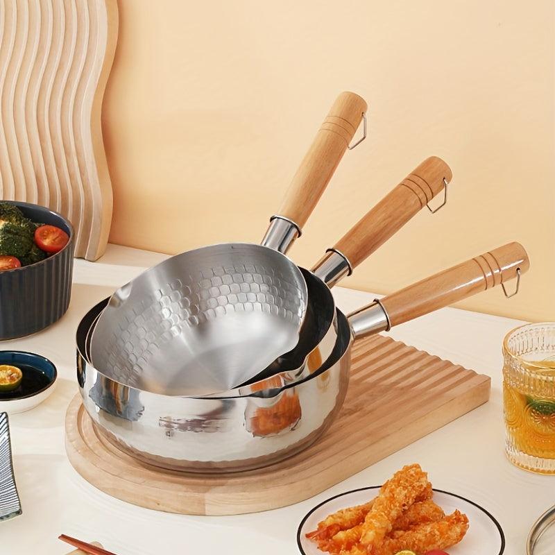 Yukihira Pan Stainless Steel Sauce Pan with Glass Lid