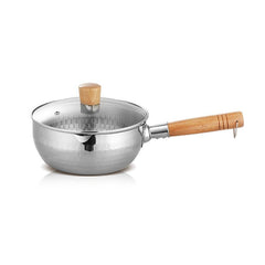 Yukihira Pan Stainless Steel Sauce Pan with Glass Lid