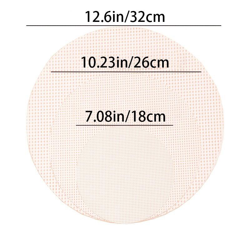 3pcs Silicone Steamer Mat Set Non-stick Steaming Cloth Round Ca