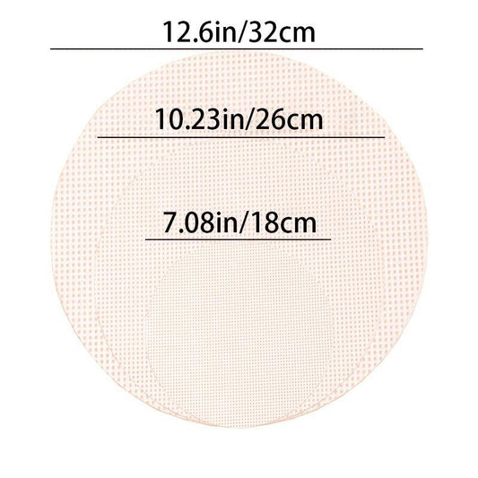 3pcs Silicone Steamer Mat Set Non-stick Steaming Cloth Round Ca