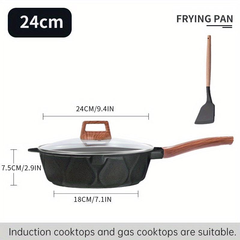 Nonstick Frying Pan 23 27 Granite Skillet Egg Fry Pan Round Pancake Pan