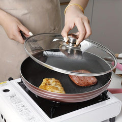 Non Stick Aluminum Skillet for Gas Stove Top and Induction Cooker