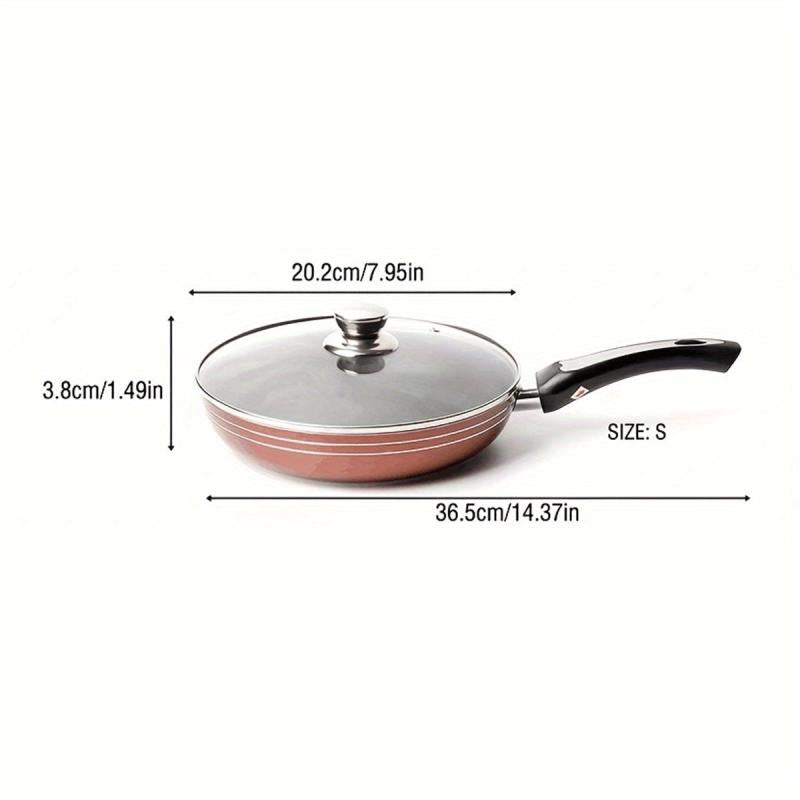 Non Stick Aluminum Skillet for Gas Stove Top and Induction Cooker