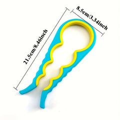 4 in 1 Jar Opener Bottle Gripper with Silicone Handle