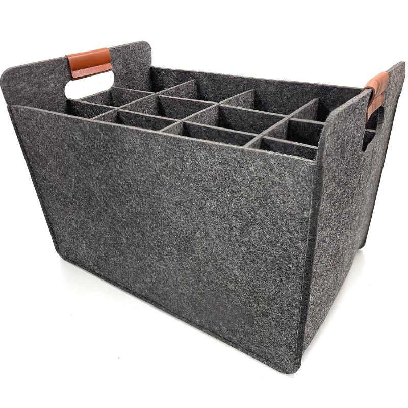 12pcs Wine Tote Bag Felt Insulated Padded Reusable Travel Camping Picnic Gift