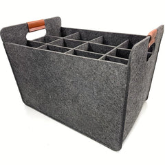 12pcs Wine Tote Bag Felt Insulated Padded Reusable Travel Camping Picnic Gift