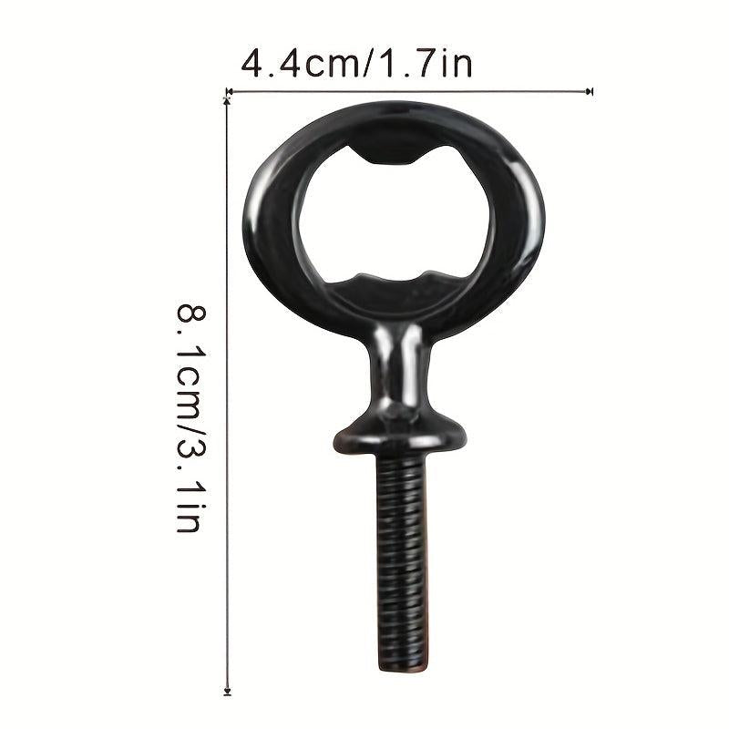 8pcs Metal Bottle Opener Thread DIY Craft Beer Bottle Opener Wooden Lathe