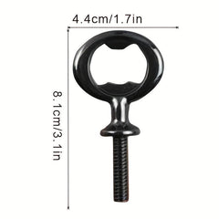 8pcs Metal Bottle Opener Thread DIY Craft Beer Bottle Opener Wooden Lathe