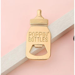 Zinc Bottle Opener Baby Bottle Shape Beer Opener Full Moon Gift Bar Accessories