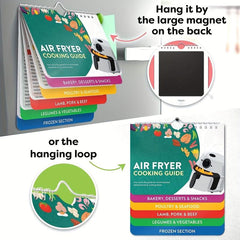 Cheat Plate Magnet Cooking Guide Air Fryer Set Recipes Instant Accessories