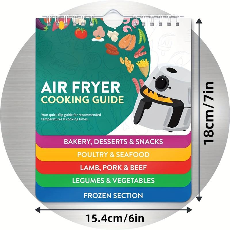 Cheat Plate Magnet Cooking Guide Air Fryer Set Recipes Instant Accessories