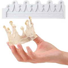 1pc 3D Crown Chocolate Mold for Cake Decorating Silicone Mold