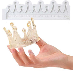 1pc 3D Crown Chocolate Mold for Cake Decorating Silicone Mold