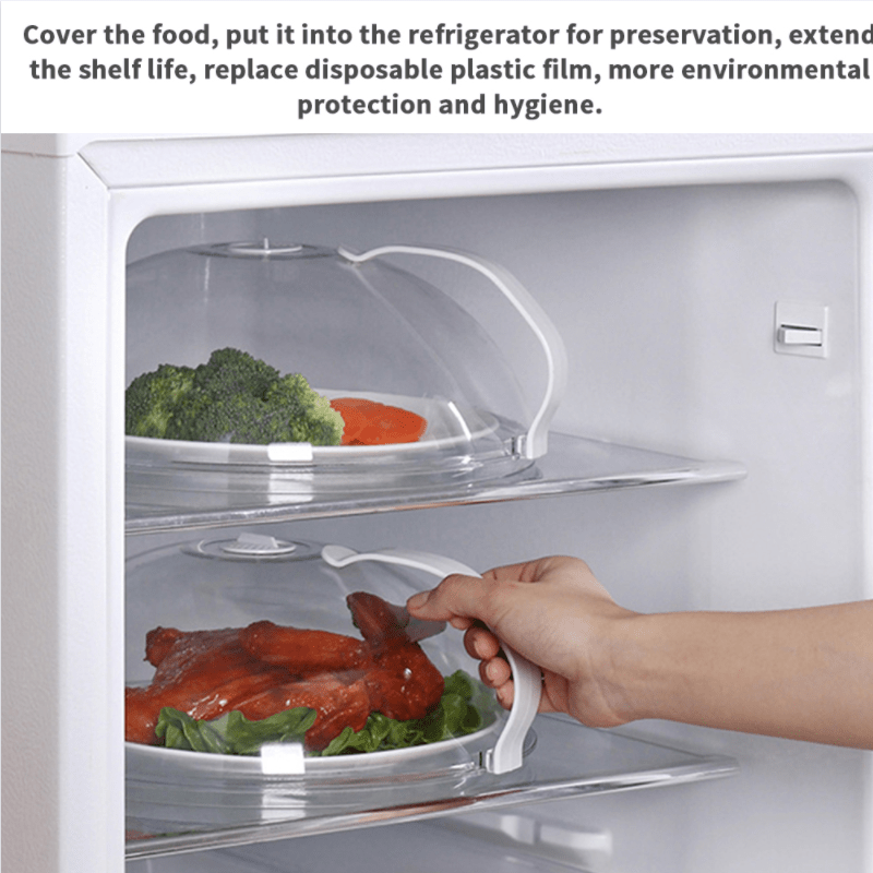 Microwave Oven Heating Splash Cover Fresh keeping High temperature Resistant