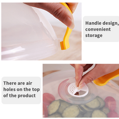 Microwave Oven Heating Splash Cover Fresh keeping High temperature Resistant