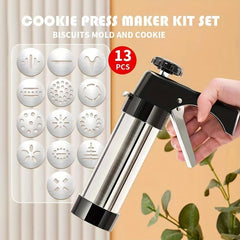 22pcs Cake Decorating Tool Set Cookie Press Butter Piping Gun Baking Molds