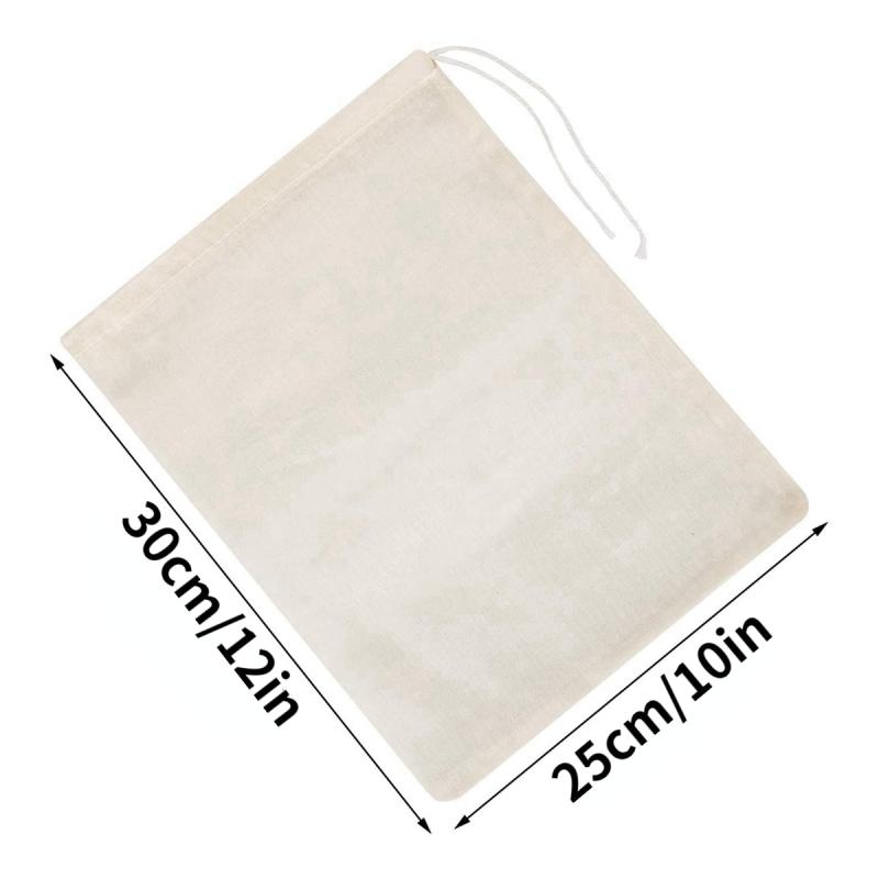 3 Pcs Reusable Cheesecloth Bags 30x25cm Straining Coffee Filter Nut Milk Filter