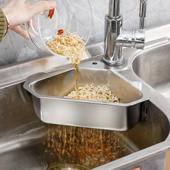 304 Stainless Steel Sink Drain Basket Kitchen Washbasin Filte