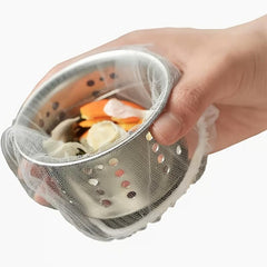 100pcs Kitchen Sink Strainer Mesh Bag for Food Waste Leftover