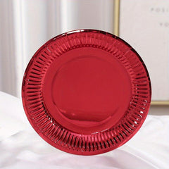 50 Colorful Disposable Paper Plates Bulk Party Birthday