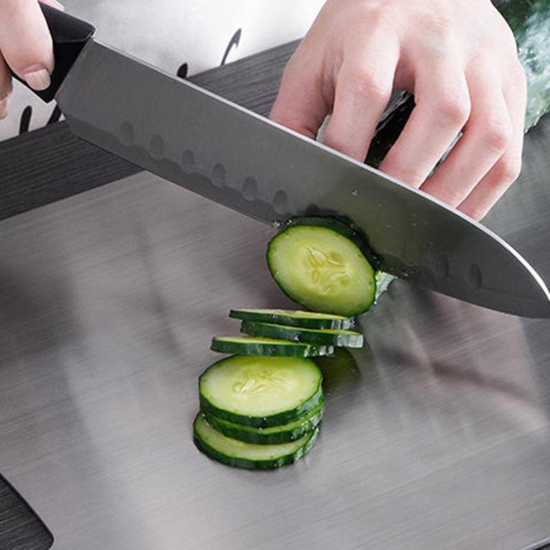 Stainless Steel Cutting Board for Effortless Chopping & Slicing