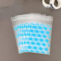 10pcs Self Adhesive Treat Bags - Cookie Cake Chocolate Candy Snack Wrapping