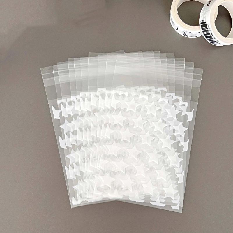 10pcs Self Adhesive Treat Bags - Cookie Cake Chocolate Candy Snack Wrapping