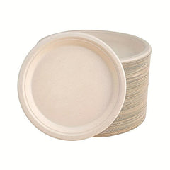 20-Pack Biodegradable Compostable Heavy Duty Paper Plates
