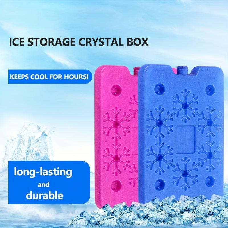 2pcs Reusable Ice Box Food Fresh Preservation Transportation Supplies
