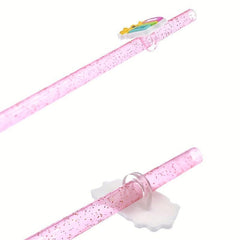 15pc Peace Love Butterfly Straw Toppers for Tumblers - Dust proof Straw Plug