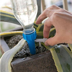 10pcs Automatic Flower Water Seepage Device, Lazy Flowerpot Watering Artifact