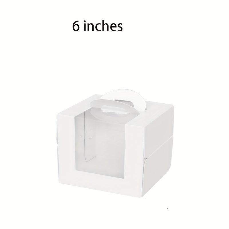 Cake Carrier Box 4 6 inch Birthday Cake Box Portable Cake Packaging Box