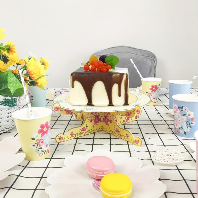 Floral Afternoon Tea Party Cupcake Stand - Birthday Table Decoration