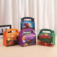 Halloween Treat Boxes Haunted House Gable Boxes School Party Favor Supplies