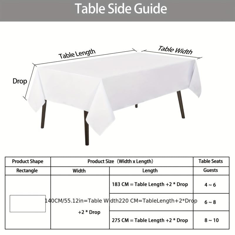 Butterfly & Floral Pattern Tablecloth, Stain Resistant Polyester Tablecloth